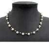 Perlenkette Collier Armband Ohrringe Schmuck-Set weiß echte Produktbild-Vorschau 3