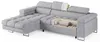 ECKSOFA CLOUD : Canapé d'angle en velours, convertible avec Voir les images du produit 5