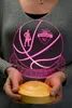Geschenkelampe 3D LED Nachttischlampe Basketball 3D Gravur Produktbild-Vorschau 2