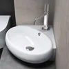 doporro Waschbecken  Gäste WC weiß Aufsatzwaschbecken Produktbild-Vorschau 2