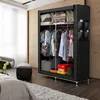 Intirilife Faltschrank 108x170x45 cm in RABEN SCHWARZ - mit Produktbild-Vorschau 6