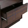 Szafka nocna HWC-P44, szafka nocna, 2 szuflady, MDF, 43 x Podgląd zdjęcia produktu 4