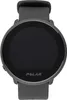 A close-up, front-facing shot of a Polar Ignite 2 smartwatch with a black screen and a gray bezel and strap. Náhľad obrázku produktu