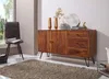 FineBuy Sideboard Sheesham Massivholz 145 cm 2 Türen & 3 Produktbild-Vorschau 4