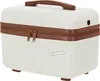 A white and brown beauty case is shown against a white background. Anteprima dell’immagine prodotto