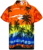 King Kameha Hawaiihemd "Beach" in Orange Herren Hawaii-Hemd Produktbild-Vorschau 1