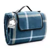 BigDean Picknickdecke 200x200 cm wasserabweisend Karo Produktbild-Vorschau 1