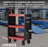 AREBOS servisní vozík 3 přihrádky červený/černý | 18dílná Náhled obrázku produktu 5