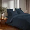 Deco4Home biancheria da letto satin denim | 220x200cm | blu Anteprima dell’immagine prodotto 5