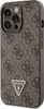 A close-up side view of a phone case with a repeating Guess logo pattern. Náhled obrázku produktu