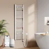 EMKE Radiatore da bagno elettrico curvato Scaldasalviette Anteprima dell’immagine prodotto 1