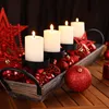 Lot de 77 boules de Noël rouge Décorations pour sapin en Voir les images du produit 2