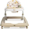 A baby walker with a toy attachment and a dinosaur-themed seat. Produktbild-Vorschau