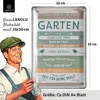 Gartenregeln Schild - Blechschilder Garten mit Sprüchen - Produktbild-Vorschau 3
