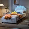 INONEFT Kinderbett 90x200cm mit LED, Polsterbett mit Produktbild-Vorschau 2