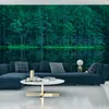 Muralo XXL Selbstklebende FOTOTAPETE See im WALD Baum 3D Produktbild-Vorschau 1