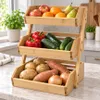 WELLHAUS Bamboe fruitmand, organizer met 3 etages, Productafbeelding-voorbeeld 3