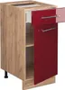 Küchenunterschrank Vicco Fame-Line Bordeaux Hochglanz 40 cm Produktbild-Vorschau 5