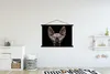 MuchoWow® Textilposter Katze - Haustiere - Porträt - Produktbild-Vorschau 2