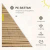 Súprava záhradného ratanového nábytku Outsunny, 3 ks. Náhľad obrázku produktu 4