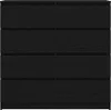 vidaXL Kredens o wyglądzie czarnego dębu 100x35x99 cm Podgląd zdjęcia produktu 5