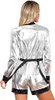 A woman is shown from the back wearing a silver jumpsuit. Anteprima dell’immagine prodotto