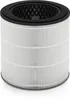 A cylindrical air filter with pleated white filter paper and a black top rim. Anteprima dell’immagine prodotto