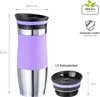 Thermobecher 400 ml inklusive 1 Extradeckel Produktbild-Vorschau 3
