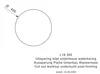 A technical drawing showing a circle with a dimension line indicating a diameter of 400mm, along with descriptive text in multiple languages. Produktbild-Vorschau