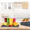 Relaxdays Schieferplatte 6er Set, Servierplatte rechteckig, Produktbild-Vorschau 5