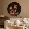 MuchoWow® - Wand-Kreis - Wohnzimmer - Bild - Runde - Produktbild-Vorschau 1