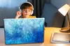 MuchoWow® Laptop Aufkleber Sticker Cover Aquarell - Blau - Produktbild-Vorschau 3