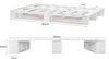 Lermowood Palettenbett 180 x 200 cm Weiß Holzbett Produktbild-Vorschau 3
