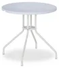 Mesa de jardín Relaxdays, diseño de madera blanca, color Vista previa de la imagen del producto 7