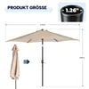 FCH Sonnenschirm Sonnenschirme,Balkonschirm,Gartenschirm Produktbild-Vorschau 12