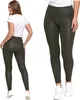 Elegante Damen Leggings mit Kunstledereffekt, High Waist, Produktbild-Vorschau 1