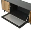 MODFU Elegante TV-kast met houtdecor en draaiende glazen Productafbeelding-voorbeeld 13