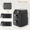 Heißluftfritteuse 2 Kammern - 12 L Doppelstock – 2900 Watt Produktbild-Vorschau 3