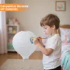 Papierlaternen, 5 Stück, Heißluftballon, weiß, 20 cm Náhled obrázku produktu