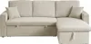 Ecksofa mit Schlaffunktion aus Cord "Alain" - 3-Sitzer - Produktbild-Vorschau 1