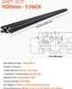 SucceBuy set di 5 profili in alluminio 1500 mm profilo Anteprima dell’immagine prodotto 7