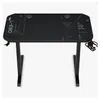 A black gaming desk with futuristic graphics. Produktbild-Vorschau
