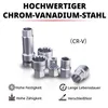 Durchgangssteckschlüsselsatz (17-teilig) Metrischer Produktbild-Vorschau 5