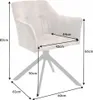 riess-ambiente Design Stuhl LOFT champagner Samt drehbar Produktbild-Vorschau 14
