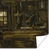 MuchoWow® Poster Die Weberin - Vincent van Gogh 75x75 cm - Produktbild-Vorschau 1