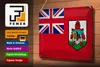 Blechschild Flagge Bermudas 30x20cm Flag of Bermuda Vintage Produktbild-Vorschau 3