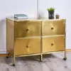 DecoMeister Möbelfolie selbstklebend 100x200 cm - Gold Matt Produktbild-Vorschau 4