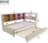 Rozkládací pohovka Sweiko 90x200, rozkládací postel 90x190, Náhled obrázku produktu 8