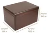 Creative Deco XXL Bruine Houten Doos met Deksel Opbergdoos, Productafbeelding-voorbeeld 3