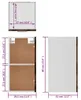 vidaXL Nástěnná skříňka Lyon kouřový dub 29,5x31x60 cm Náhled obrázku produktu 7